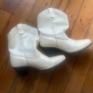 White Laredo Cowboy Boots